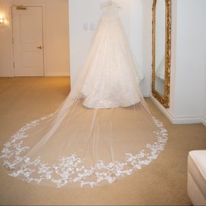 Wedding Veil- Cathedral Style French Lace